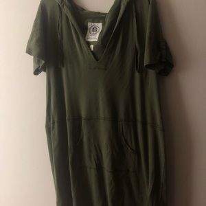 Casual camo green dress
